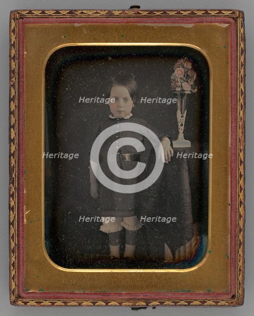 Untitled (Portrait of a Standing Boy), 1848. Creator: Unknown.