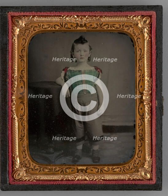 Untitled (Portrait of a Standing Child), 1863. Creator: Unknown.