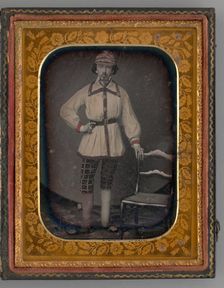Untitled (Portrait of a Standing Circus Performer), 1855. Creator: Jesse Harrison Whitehurst
