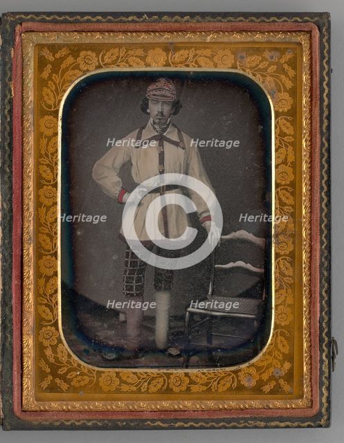 Untitled (Portrait of a Standing Circus Performer), 1855. Creator: Jesse Harrison Whitehurst.