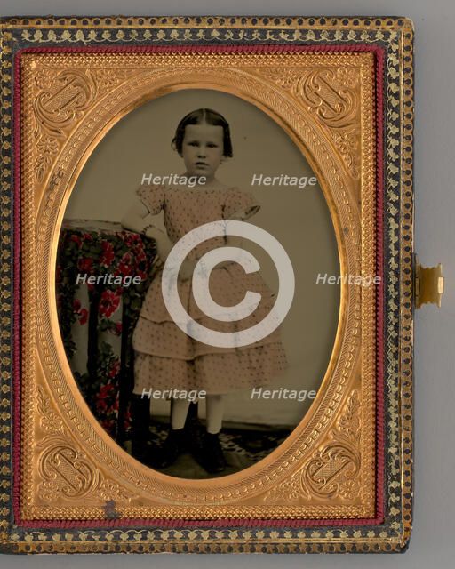 Untitled (Portrait of a Standing Girl), 1865. Creator: Unknown.