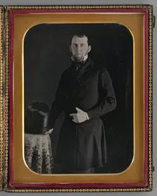 Untitled (Portrait of a Standing Man), 1848. Creator: Edward Tompkins Whitney