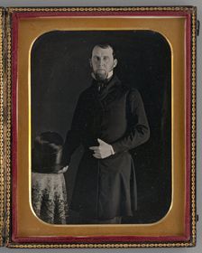 Untitled (Portrait of a Standing Man), 1848. Creator: Edward Tompkins Whitney