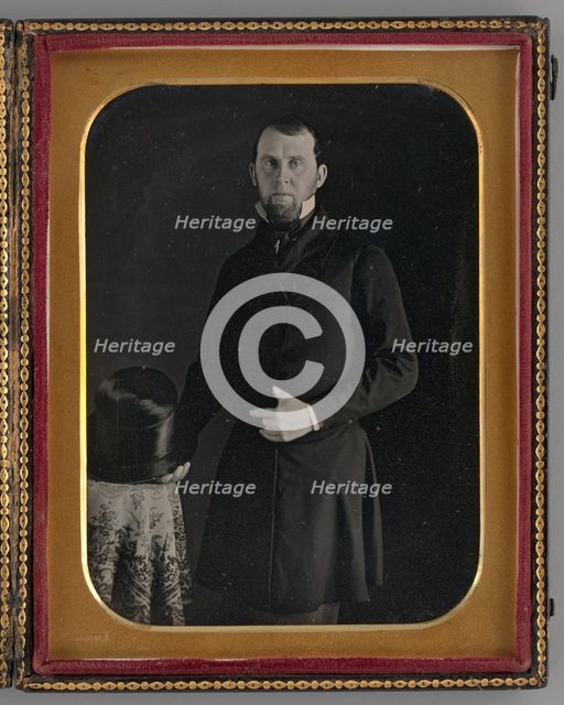 Untitled (Portrait of a Standing Man), 1848. Creator: Edward Tompkins Whitney.