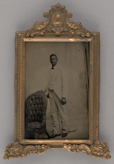 Untitled (Portrait of a Standing Man), 1875. Creator: Unknown