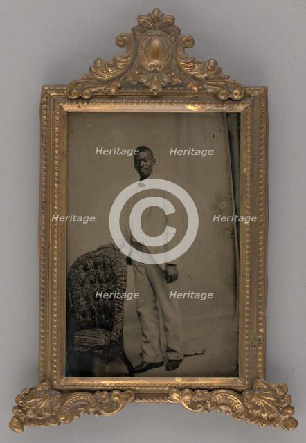 Untitled (Portrait of a Standing Man), 1875. Creator: Unknown.