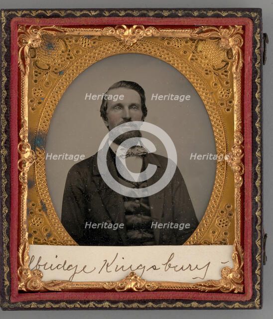 Untitled (Portrait of Albridge Kingsbury), 1862. Creator: Unknown.
