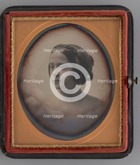 Untitled (Portrait of Girl), 1860. Creators: Albert Sands Southworth, Josiah Johnson Hawes.
