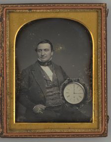 Untitled (Portrait of Edward Olmstead Goodwin), 1854. Creator: Unknown