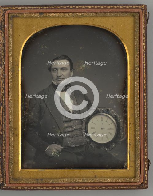 Untitled (Portrait of Edward Olmstead Goodwin), 1854. Creator: Unknown.