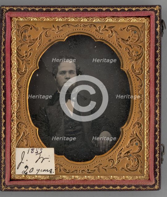 Untitled (Portrait of Joseph White), 1854. Creator: Unknown.