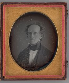 Untitled (Portrait of Man), 1843. Creators: Albert Sands Southworth, Josiah Johnson Hawes