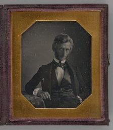 Untitled (Portrait of Man), 1846. Creator: Mathew Brady