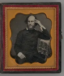 Untitled (Portrait of Man), 1857. Creator: George D. Hamilton
