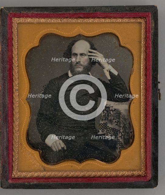 Untitled (Portrait of Man), 1857. Creator: George D. Hamilton.