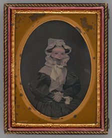 Untitled (Portrait of Masked Woman), 1858. Creator: Rufus Anson