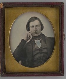 Untitled (Portrait of Seated Man), 1843. Creator: Unknown
