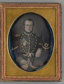 Untitled (Portrait of Seated Man), 1852. Creator: Unknown