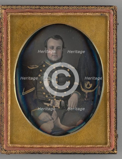 Untitled (Portrait of Seated Man), 1852. Creator: Unknown.
