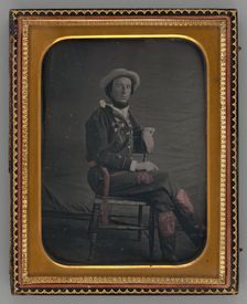 Untitled (Portrait of Seated Man), 1853. Creator: Unknown