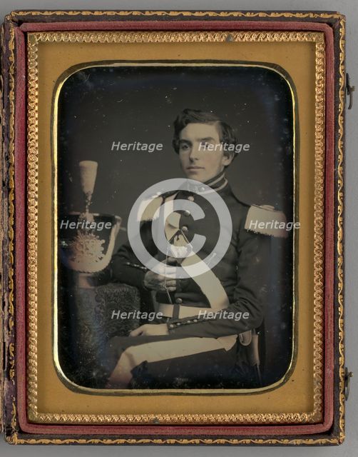 Untitled (Portrait of Seated Man), 1853. Creator: Unknown.
