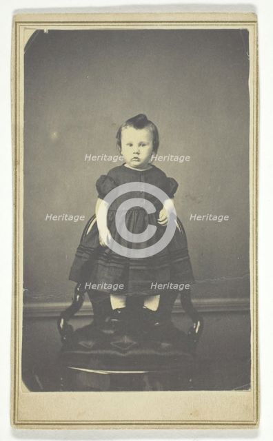 Untitled (Portrait of Seated Girl), 1850/99. Creator: Unknown.