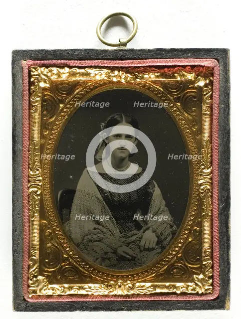Untitled (Portrait of Seated Woman), 1853/1899. Creator: Unknown.