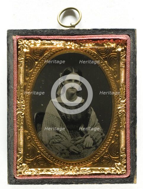 Untitled (Portrait of Seated Woman), 1853/1899. Creator: Unknown.