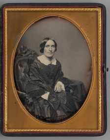 Untitled (Portrait of Seated Woman), 1860. Creator: John Adams Whipple