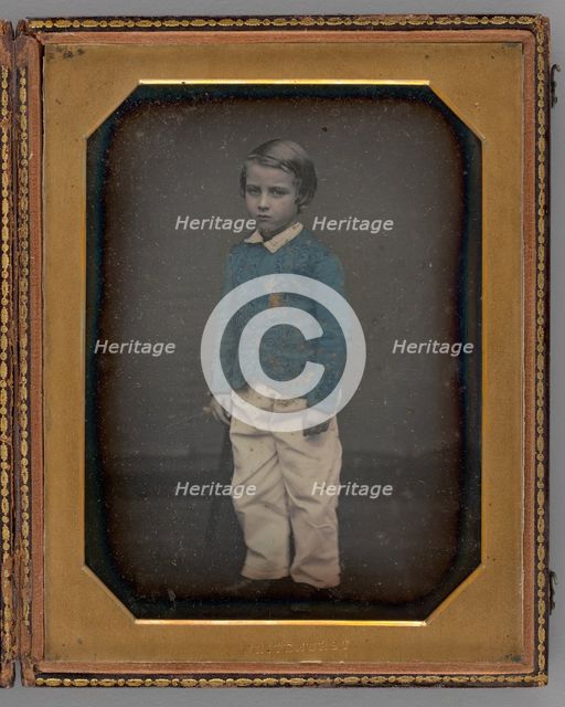 Untitled (Portrait of Standing Boy), 1848. Creator: Jesse Harrison Whitehurst.