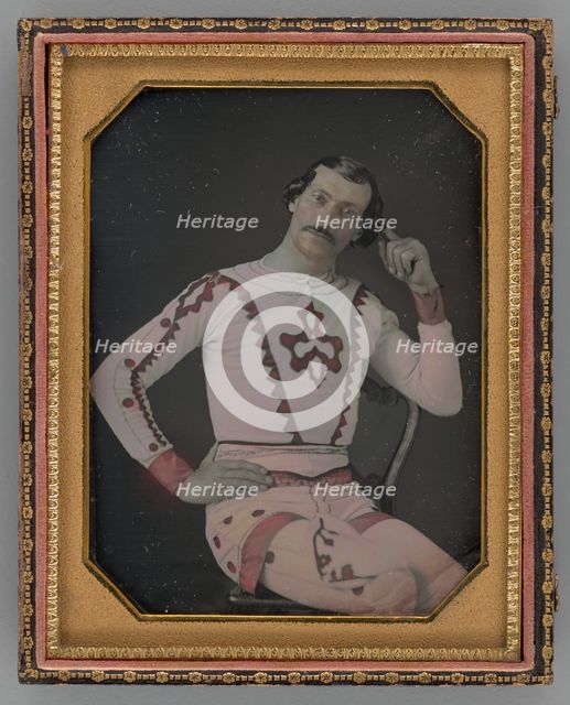 Untitled (Portrait of William G. Worrell of Welch’s National Circus), 1855. Creator: Unknown.