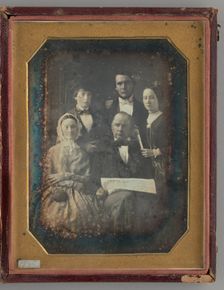 Untitled (Portrait of the Smith Family, New York), 1845. Creator: Unknown