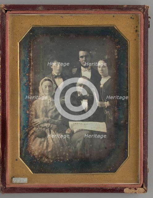 Untitled (Portrait of the Smith Family, New York), 1845. Creator: Unknown.