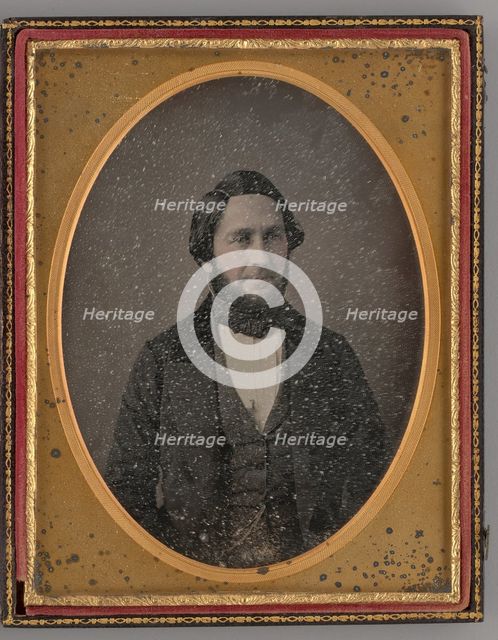 Untitled (Portrait of Thomas Preston), 1855. Creator: E. H. Hale.