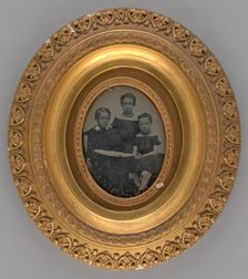Untitled (Portrait of Three Children), 1852. Creators: Albert Sands Southworth, Josiah Johnson Hawes