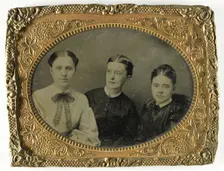 Untitled (Portrait of Three Women), 1850/99. Creator: Unknown