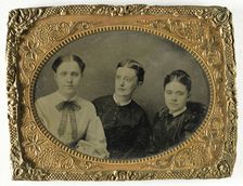 Untitled (Portrait of Three Women), 1850/99. Creator: Unknown