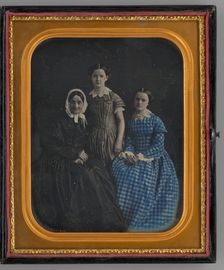 Untitled (Portrait of Three Women), 1860. Creator: R. Emmert Churchill