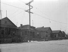 [Untitled, possibly related to: Housing, Los Angeles], 1936. Creator: Dorothea Lange