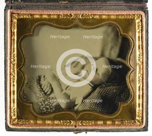 Untitled (Postmortem of Child), 1850/74. Creator: Unknown.