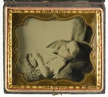 Untitled (Postmortem of Child), 1850/74. Creator: Unknown
