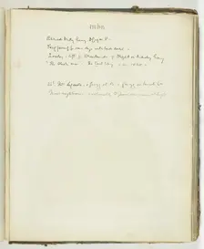 Untitled [page of text relating to Broadlands], 1868. Creator: Georgina Cowper