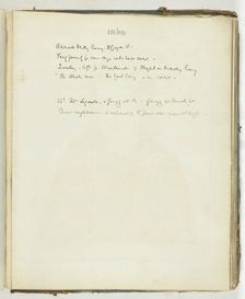 Untitled [page of text relating to Broadlands], 1868. Creator: Georgina Cowper