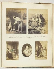 Untitled [page of illustrations], 1855/68. Creator: Georgina Cowper