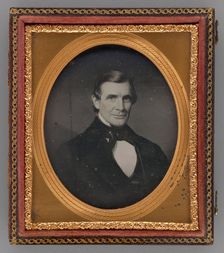 Untitled (Painted Portrait of Charles Coit), 1855/56. Creator: S. L. Holman