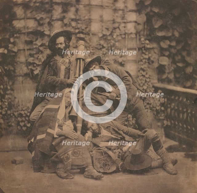 Untitled (Pifferari), c. 1851-1855. Creator: Unidentified Photographer.