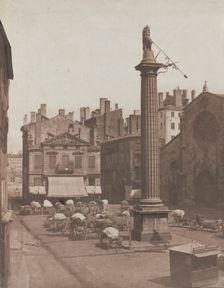 Untitled (Place des Cordeliers), c. 1852-1853. Creator: Louis-Antoine Froissart (French, 1815-1860)