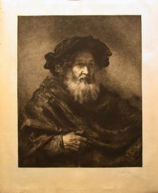 Untitled: Rembrandtesque Old Man, 20th century. Creator: Waltner