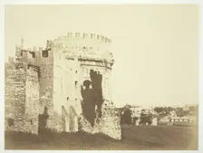 Untitled (Ruin of a Round Fortress Building), c. 1857. Creator: Robert MacPherson