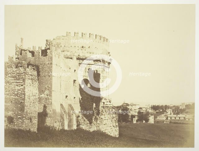 Untitled (Ruin of a Round Fortress Building), c. 1857. Creator: Robert MacPherson.
